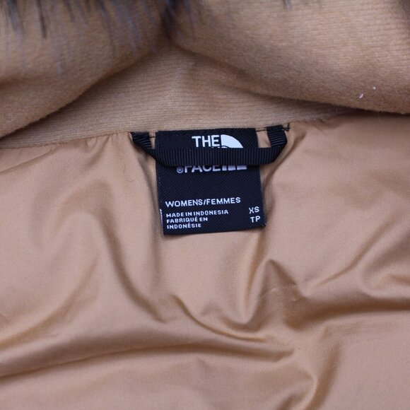 The North Face Womens Dreamer Parkina 600-Down Winter Jacket Almond Butter Sz Xs - Picture 15 of 15